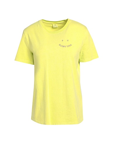 PAUL SMITH T-shirt Verde lime 100% Cotone organico