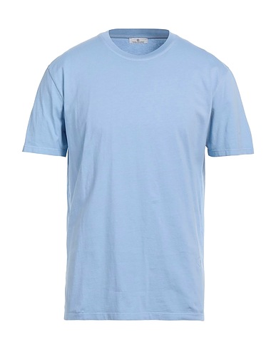 TAGLIATORE Basic T-Shirt Light blue 100% Cotton