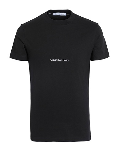 CALVIN KLEIN JEANS T-shirt Black 100% Cotton