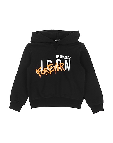 DSQUARED2 Sweatshirt ICON Black 100% Cotton, Elastane