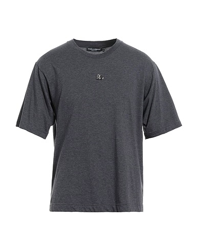 DOLCE&GABBANA Basic T-Shirt Lead 100% Cotton
