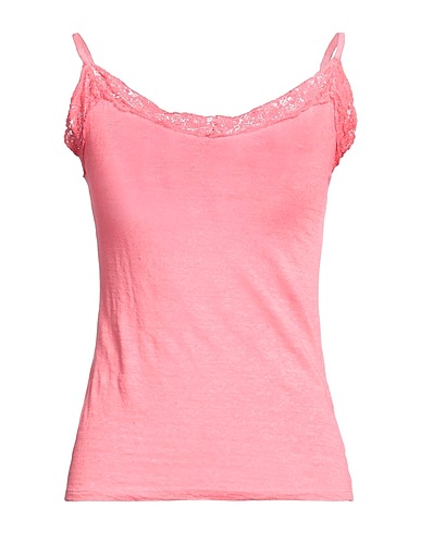 120% LINO Vest Coral 95% Linen, 5% Elastane