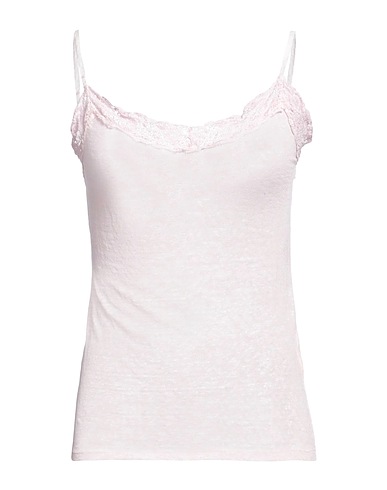 120% LINO Vest Pink 95% Linen, 5% Elastane