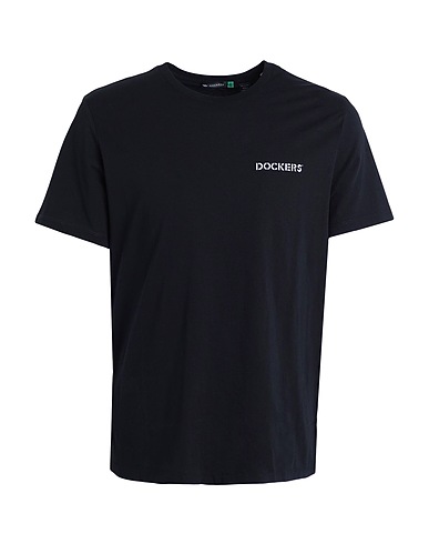 DOCKERS T-shirt Black 100% Cotton