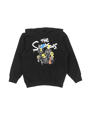 BALENCIAGA KIDS Sweatshirt Black 100% Cotton