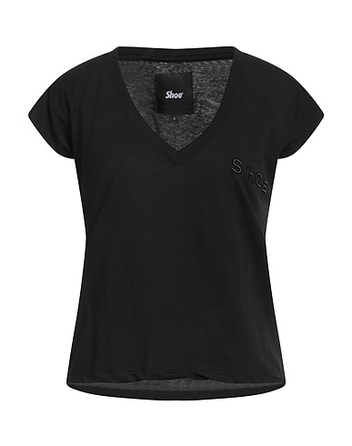 SHOE Basic T-Shirt Black 100% Cotton
