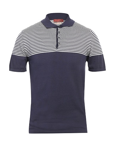 DANIELE FIESOLI Polo shirt Navy 100% Cotton