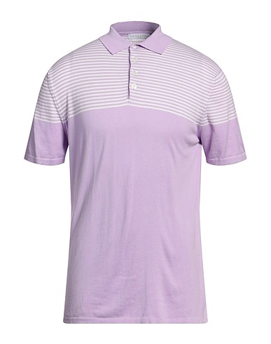 DANIELE FIESOLI Polo shirt Lilac 100% Cotton