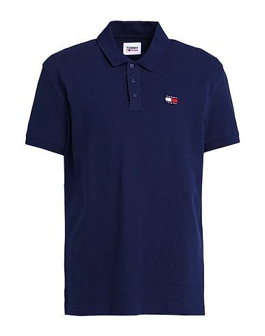TOMMY JEANS ポロシャツ ネイビー コットン 100%