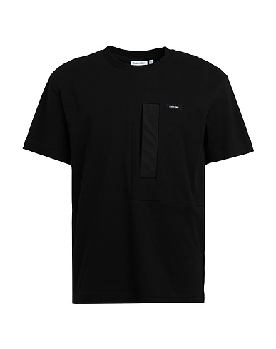 CALVIN KLEIN T-shirt Black 100% Cotton