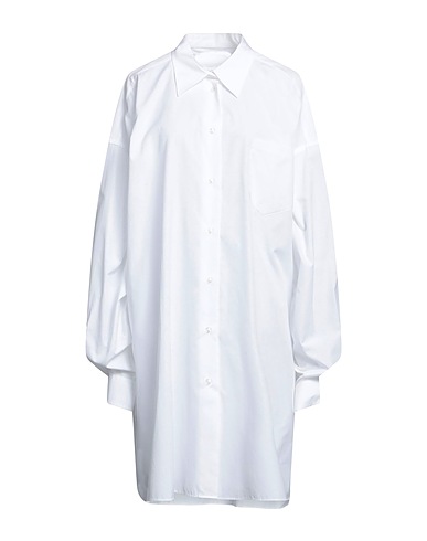 MAISON MARGIELA Solid colour shirts & blouses White 100% Cotton