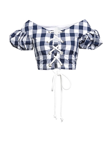 KARLA ŠPETIĆ Έξωμο τοπ Ναυτικό μπλε 100% Βαμβάκι