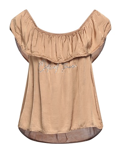 ODI ET AMO Top Camel 100% Cotton