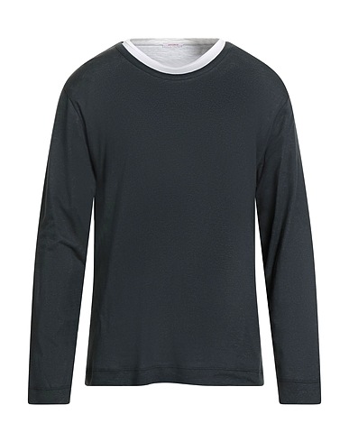 OFFICINA 36 T-shirt Charcoal 50% Viscose, 25% Cotton, 25% Linen