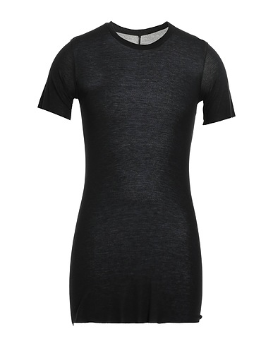 RICK OWENS T-shirt Black 88% Cotton, 12% Silk