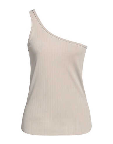 RAG & BONE One-shoulder top Sand 95% Polyester, 5% Elastane