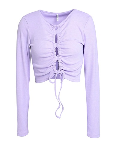 ONLY Crop top Lilla 60% Poliestere, 35% Viscosa, 5% Elastan