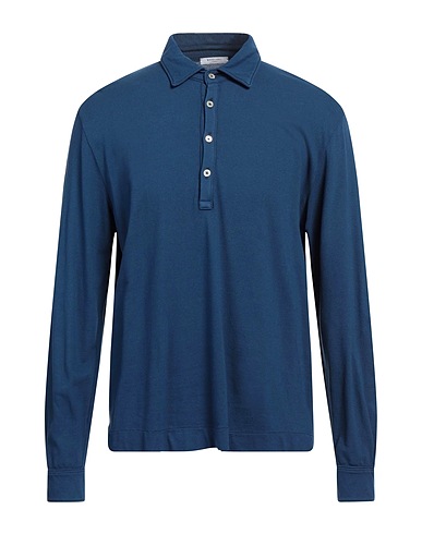 BOGLIOLI Polo shirt Blue 100% Cotton
