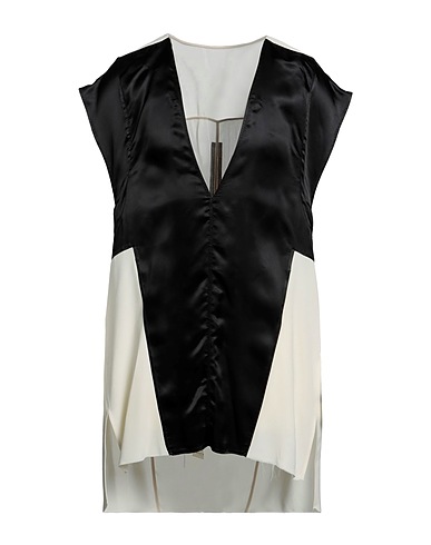 RICK OWENS Patterned shirt Black 100% Cupro, Viscose, Acetate