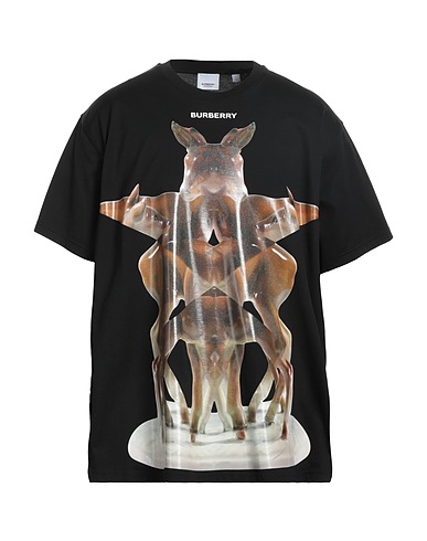 BURBERRY T-shirt Noir 100% Coton