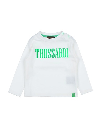 TRUSSARDI JUNIOR T-shirt Avorio 100% Cotone