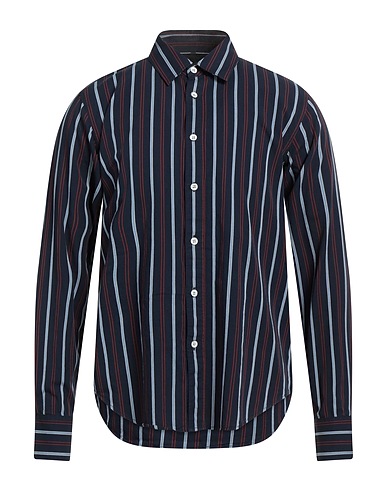 RAG & BONE Camicia a righe Blu notte 75% Cotone, 25% Poliammide