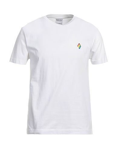 MARCELO BURLON Basic T-Shirt White 100% Cotton