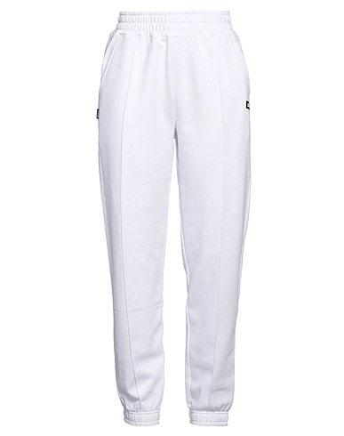 SHOE Casual pants White 100% Cotton