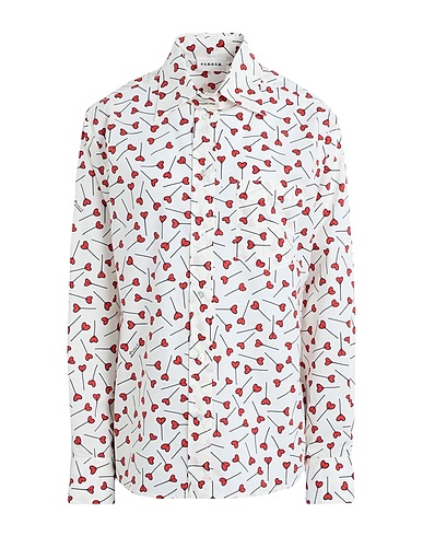 P.A.R.O.S.H. Camicie  e bluse fantasia Off white 100% Cotone