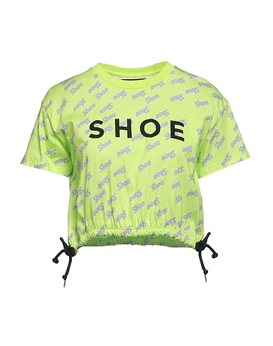 SHOE Crop top Lime green 100% Cotton