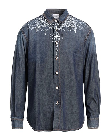 MARCELO BURLON Denim shirt Blue 100% Cotton