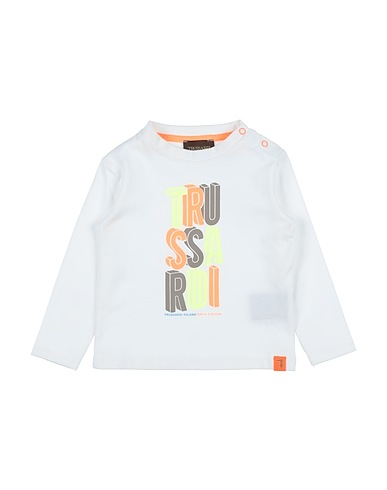 TRUSSARDI JUNIOR T-shirt Ivory 100% Cotton