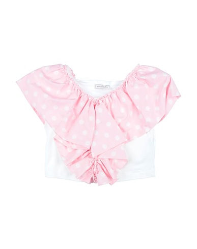 MONNALISA T-shirt Pink 100% Cotton, Elastane