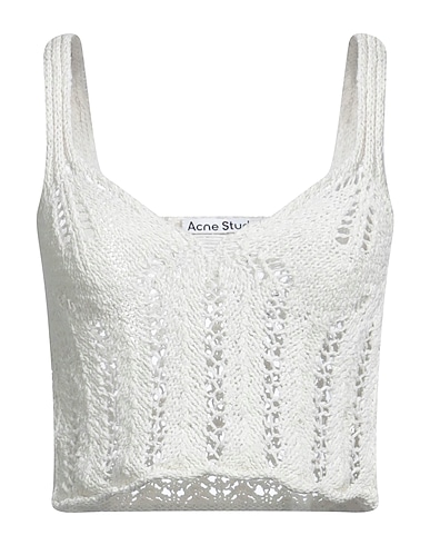 ACNE STUDIOS Top White 74% Cotton, 26% Nylon