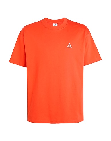 NIKE Basic T-Shirt ACG Orange 63% Polyester, 37% Cotton