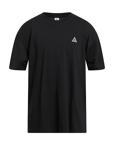 NIKE Basic T-Shirt ACG Schwarz 63% Polyester, 37% Baumwolle