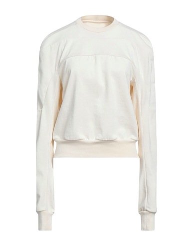 RICK OWENS Sweatshirt Cream 100% Cotton