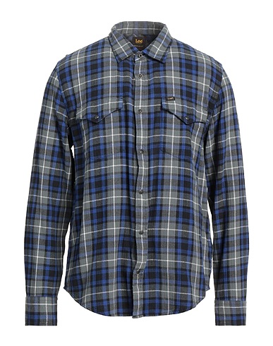 LEE Checked shirt Blue 100% Cotton