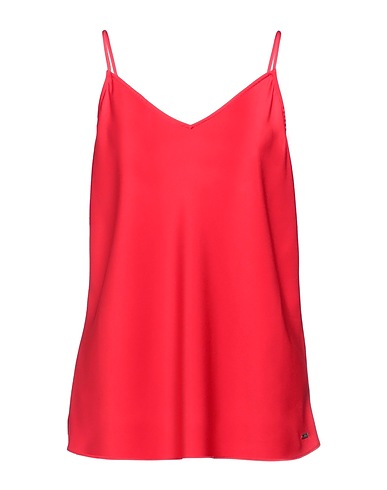 ARMANI EXCHANGE Camisole Red 62% Polyester, 38% Elastomultiester