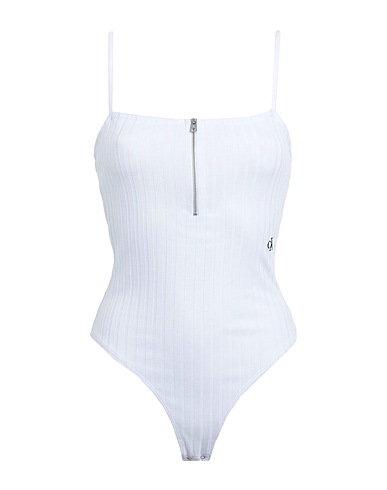 CALVIN KLEIN JEANS TOPWEAR White 72% EcoVero™ viscose, 25% Polyamide, 3% Elastane