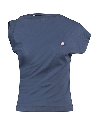 VIVIENNE WESTWOOD T-shirt Slate blue 100% Organic cotton
