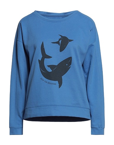 JUVIA Sweatshirt Pastel blue 50% Cotton, 50% Polyester