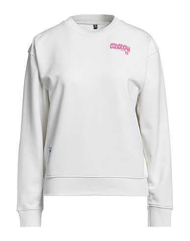 McQ Alexander McQueen Sweatshirt White 100% Cotton, Polyester, Elastane