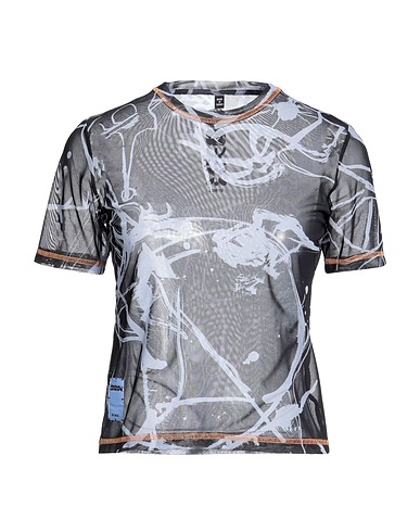McQ Alexander McQueen T-shirt Antracite 94% Poliestere, 6% Elastan