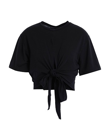ADIDAS Cropped Top ADIDAS YOGA STUDIO T-SHIRT
 Schwarz 75% Recyceltes Polyester, 16% Lyocell, 9% Elastan