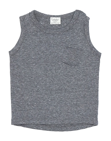 TOCOTO VINTAGE Canotta Grigio 50% Poliestere, 31% Cotone, 19% Viscosa