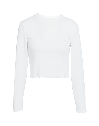 ONLY Jumper White 72% Polyester, 26% Viscose, 2% Elastane