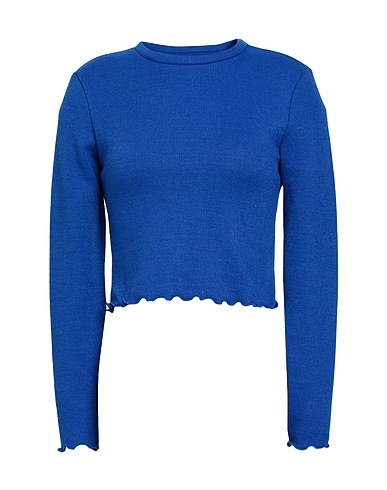 ONLY Jumper Bright blue 72% Polyester, 26% Viscose, 2% Elastane