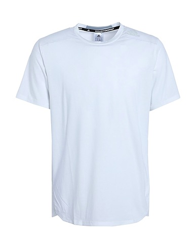 ADIDAS Basic T-Shirt D4T WORKOUT TEE
 White 81% Recycled polyester, 14% Lyocell, 5% Elastane