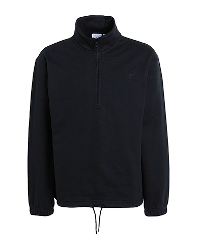 ADIDAS ORIGINALS Sweatshirt ADICOLOR CONTEMPO HALF ZIP CREW
 Schwarz 83% Baumwolle, 17% Recyceltes Polyester